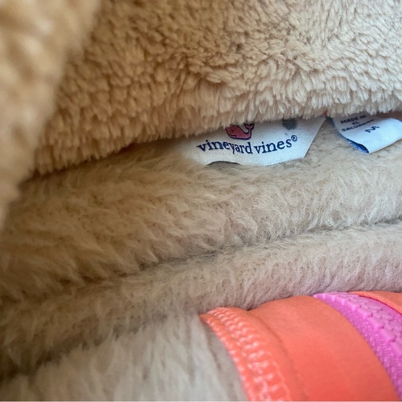 NWOT Vineyard Vines Colorblock SuperShep Fleece Pullover - Picture 7 of 7